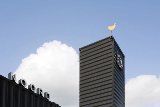 Barneveld Noord Train Station building Netherlands tower