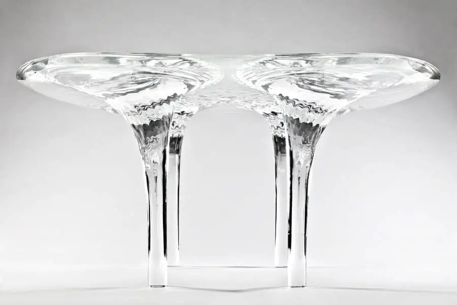 Liquid Glacial Table: Furniture by Zaha Hadid