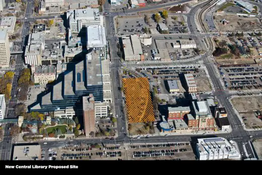 New Central Library Calgary site