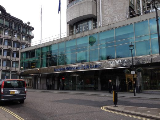 London Hilton on Park Lane entrance