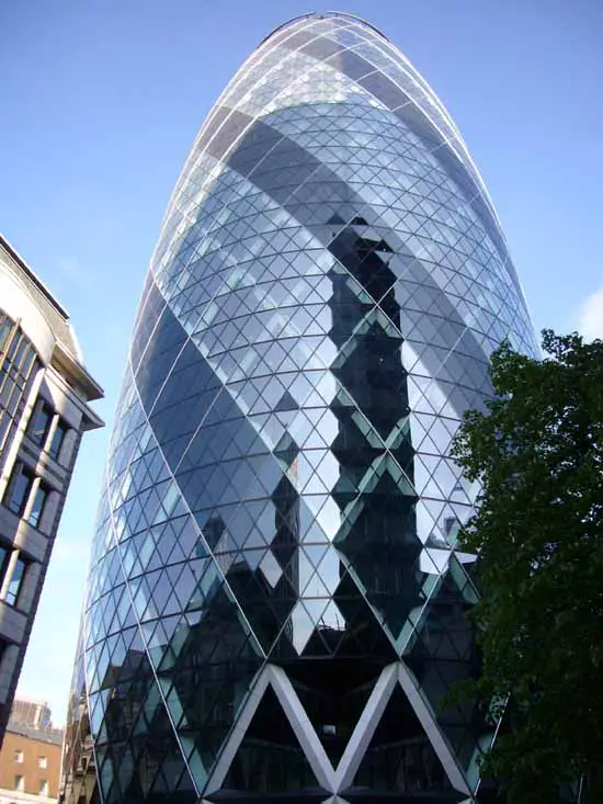 Swiss Re Building, City of London make Architects