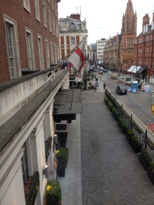 Marriot Grosvenor Square entry