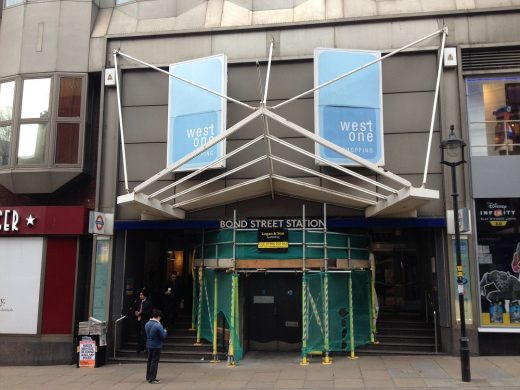 West One London Shopping Centre Mayfair buildings