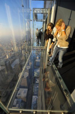 Willis Tower Glass balconies by Skydeck Chicago