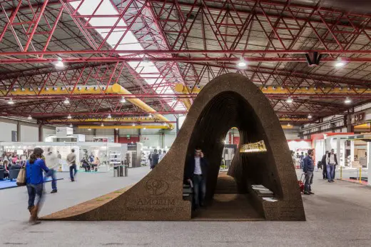 Vaulted Cork Pavilion Porto - Stand Amorim Isolamentos