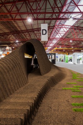 Vaulted Cork Pavilion Porto - Stand Amorim Isolamentos Portugal