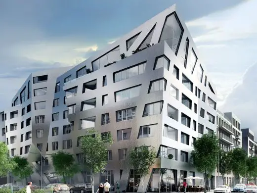 Chausseestrasse Berlin Building by Daniel Libeskind