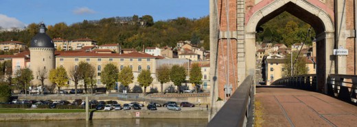 La Passerelle in Trévoux