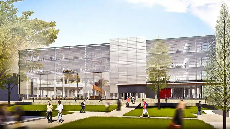 The MacOdrum Library at Carleton University building