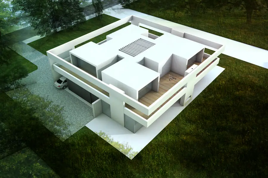 Sky Frame House, modern Dutch residence