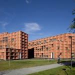 university building and library extension