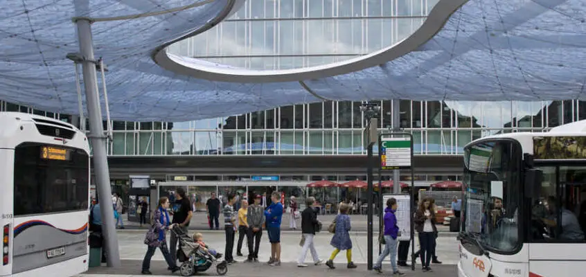 Aarau Bus Station Canopy, Switzerland