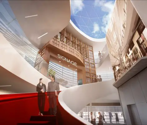 Daxing Shopping Mall Showroom design by Latitude Studio