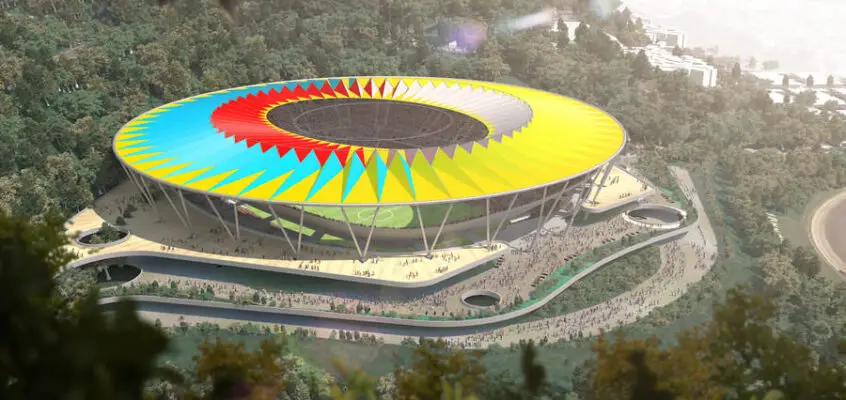 Football Stadium in Caracas, Venezuela