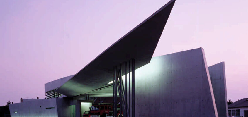 Vitra Fire Station, German Zaha Hadid building