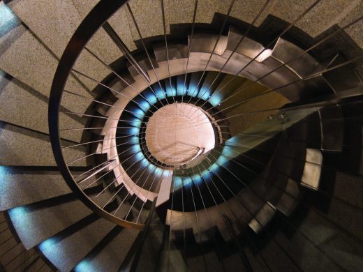 Dakar Sow House Senegal spiral stairs