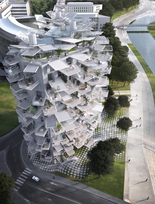 Housing Tower for Montpellier building design