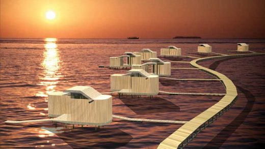 Maldives Resort design Indian Ocean building