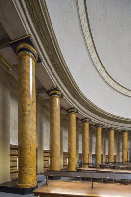 Manchester Central Library building columns