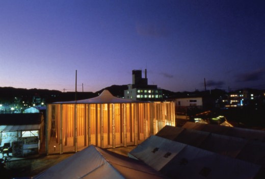 Paper Church Kobe by Shigeru Ban Architect