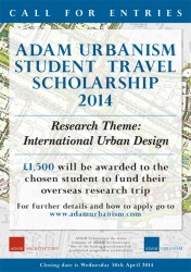 ADAM Urbanism Student Travel Scholarship