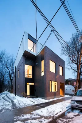 Coleraine Street duplex, Montréal home design