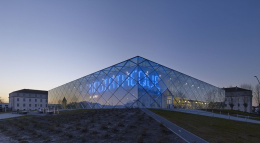 French Media Library Building design by archi5 architects