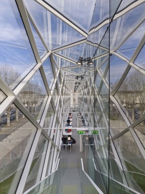 Media Library Building in France design by archi5 architects