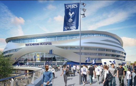New Spurs Stadium Building