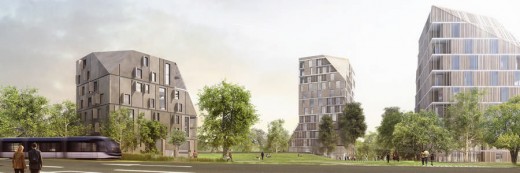 OMA Masterplan Towers in Bègles