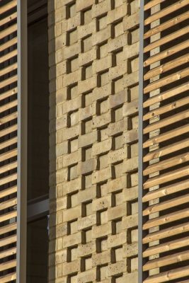 Sulgrave Gardens Passivhauses London brickwork pattern