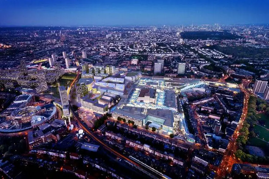 The Village area of Westfield London Shopping Centre