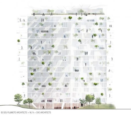 Arbre Blanc Multipurpose Tower Montpellier France design