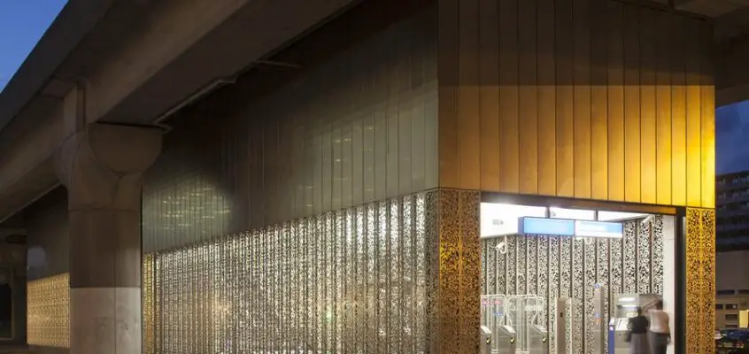 Kraaiennest Metro Station in Amsterdam