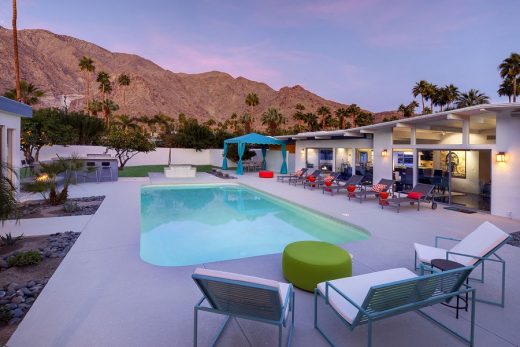 Martini House in Palm Springs swimming pool