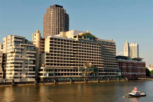 Sea Container Building Oxo Tower, River Thames, central London