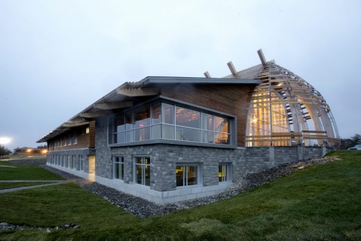 Aanischaaukamikw Cree Cultural Institute Montreal design by Rubin & Rotman Architects