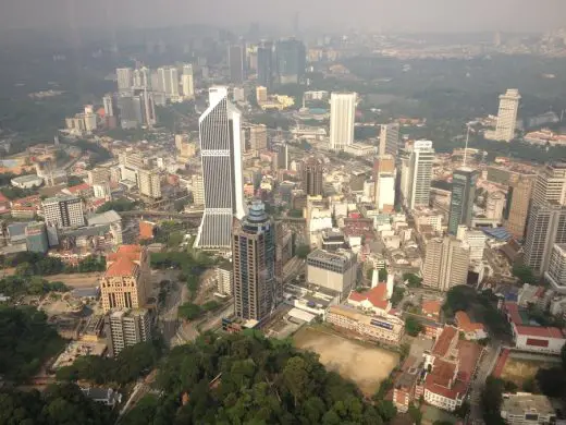 Kuala Lumpur aerial view