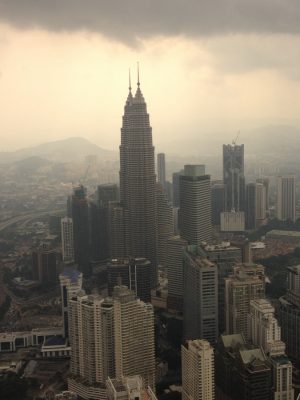 Kuala Lumpur aerial view