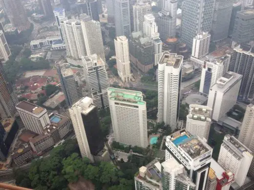 Kuala Lumpur aerial view