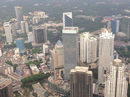 Kuala Lumpur aerial view