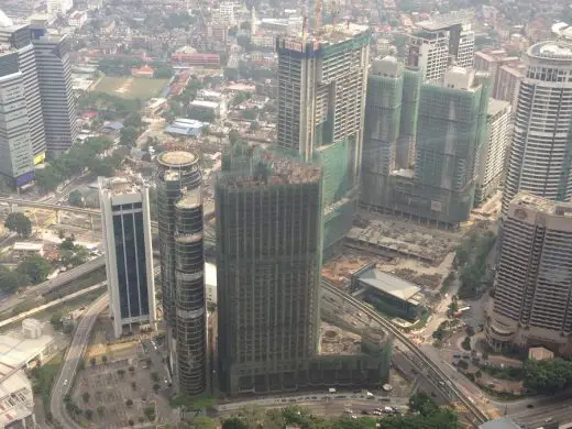 Kuala Lumpur aerial view