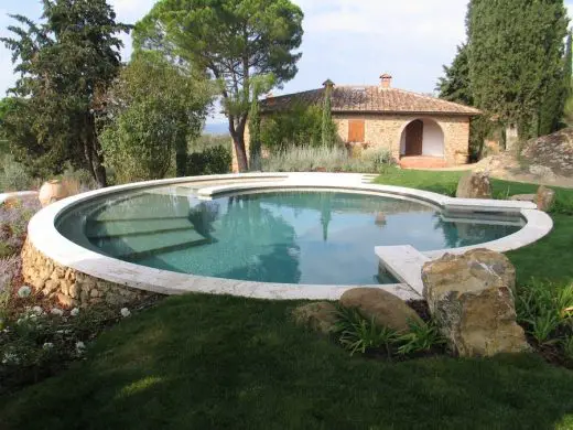 Circular Swimming Pool Tuscany