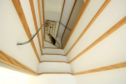 Woven Nest Stoke Newington property Stairs view down