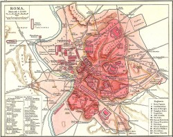 Old map of Rome courtesy Wikipedia.