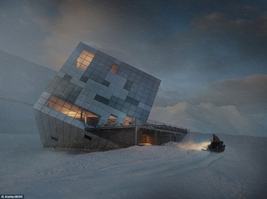 Cuboidal Mountain Hut