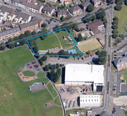 Welsh Medium 2FE School Cardiff - Grangetown site location