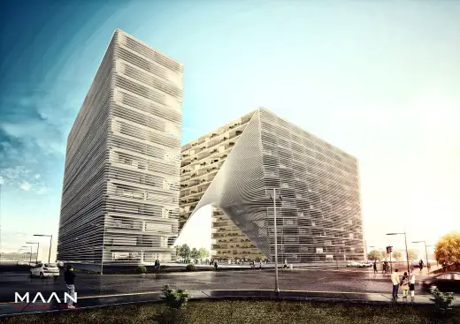 Qom Residential Complex Iran, Building