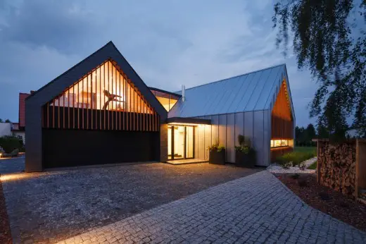 Two Barns House in Poland: Tychy Home