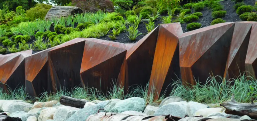 Metamorphous Seawall on the BC Coastline